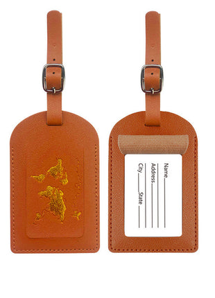 Leather Luggage Name Tag