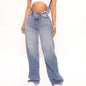 Casual Loose Wide-leg Jeans