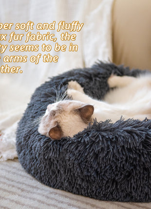 Pet Beds Round Plush Kennel Nest Mat Beds