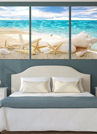 Micro Triple Starfish - 50x70 cm / Set of 3 Pieces