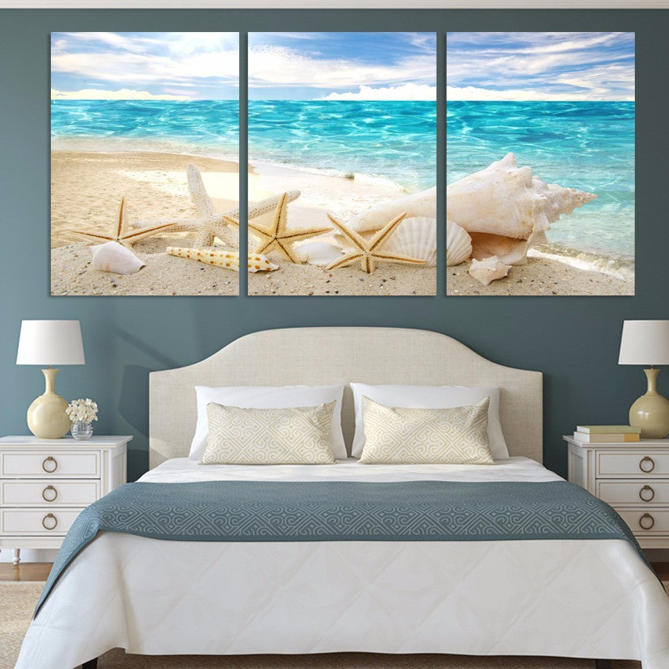 Micro Triple Starfish - 50x70 cm / Set of 3 Pieces