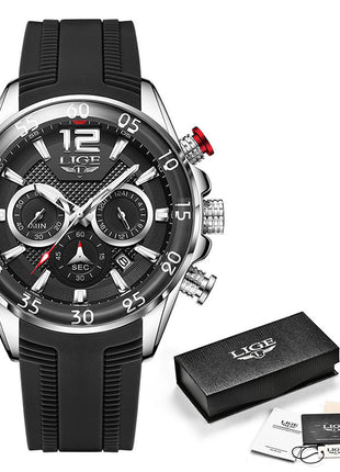 Quartz Multi-function Waterproof Watch