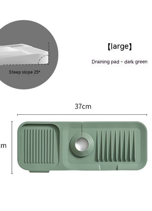 Faucet Silicone Mat Anti-splash with Drain