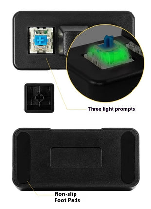 Mini PC Gaming Macro Programmable Keyboard – 3 Key USB/Wireless