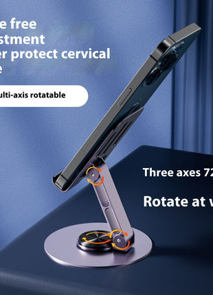 360 Degree Rotation Adjustment Folding Lazy Tablet Phone Holder