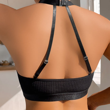 Vest Backless Shoulder Strap Adjustable Plump Bra