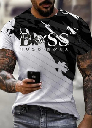 Casual Printed Fashion Short Sleeve