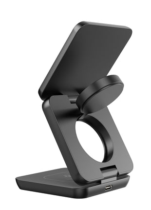 Folding Three-in-one Wireless Charger Portable Magnetic Suction