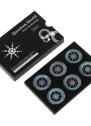 Cell phone radiation protection stickers