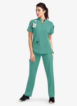 Stand Collar Elastic Quick-drying Scrub Set