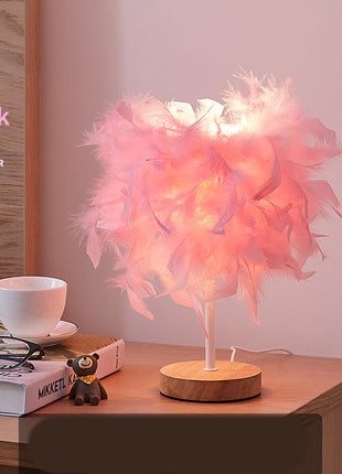 Feather Table Lamp