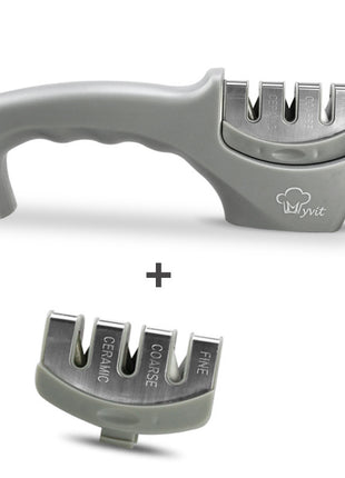 Diamond Tungsten Steel Knife Sharpener + Free Replacement