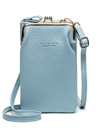 Lychee Pattern Diagonal Shoulder Purse Bag