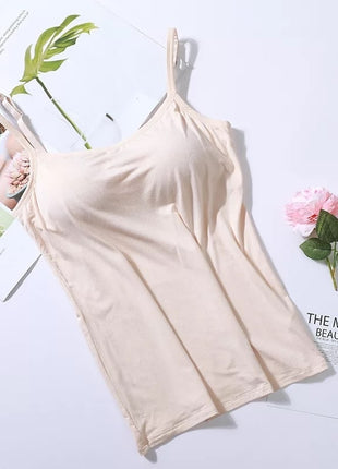 Modal Long Sling Vest Inner Wear-free Bra Top