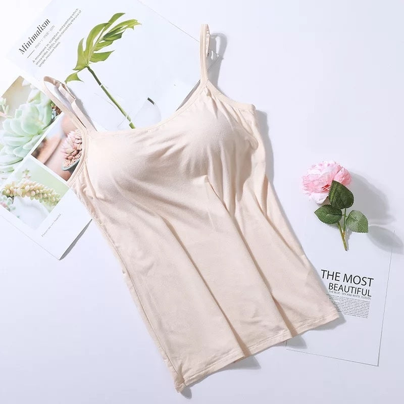 Modal Long Women's Sling Vest Inner Wear-free Bra Pieces