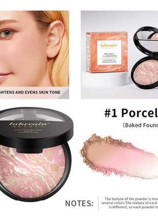Lakerain Color Correction Baked Powder Foundation