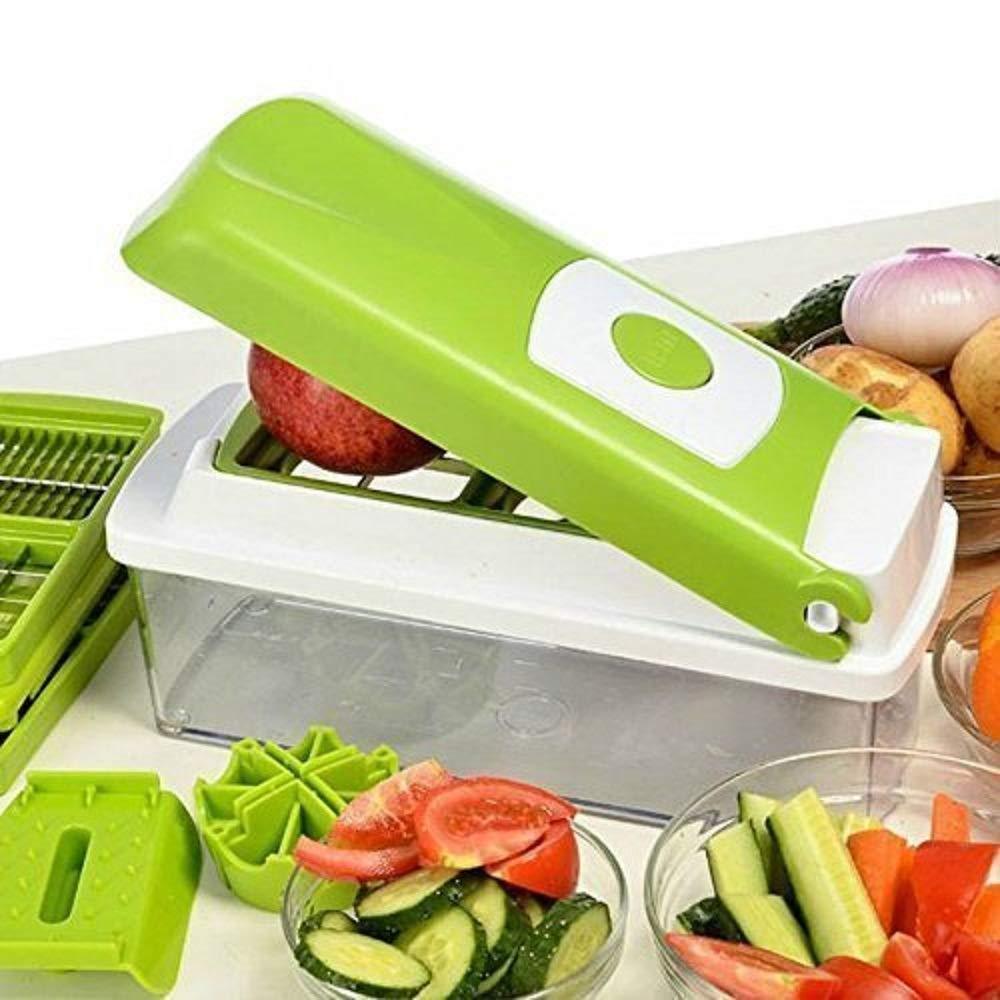 Set of 12 PCS Multifunctional Chopper, Grater, Slicer & Dicer Cutter