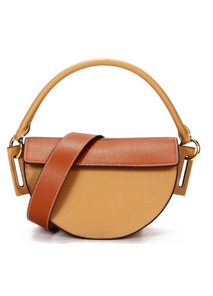 Saddle Crescent Cowhide Bags