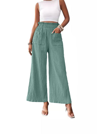 Casual Loose-fitting Wide-leg Trousers