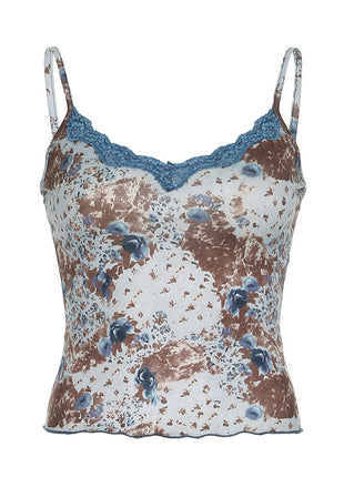 Floral Lace Vest Top