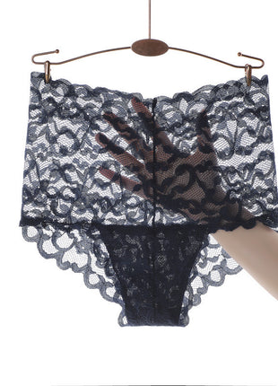 Mesh Hollow High Waist Hip Lift Panties