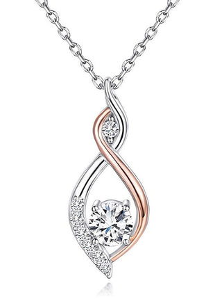 Simple Smart Necklace Two-color Electroplating