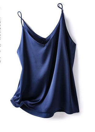 Satin Pure Colour All-matching Vest
