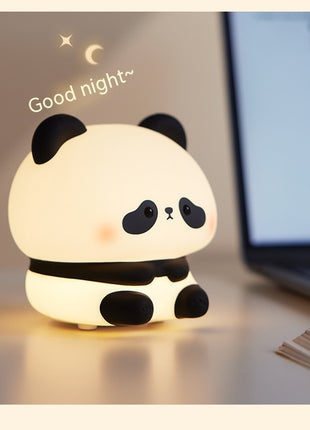 Cute Panda Silicone LED Night Light Touch