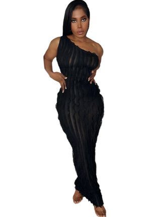 Backless High Waist Sheath Dress