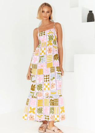 Stylish Back Cutout Sling Dress