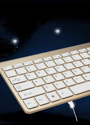 2.4G Wireless Keyboard And Mouse Protable Mini Keyboard Mouse Combo Set For Notebook Laptop Mac Desktop PC Computer Smart TV PS4