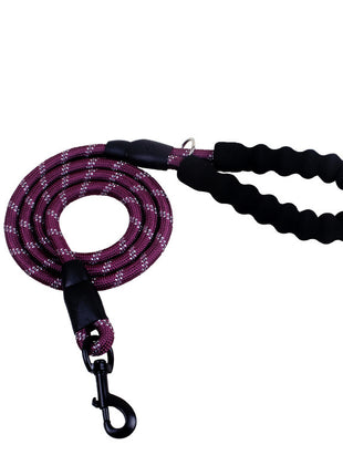 Reflective Leash Nylon Rope for Small, Medium & Large Dogs