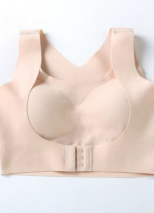 Plus Size Ice Silk Seamless Back Bra