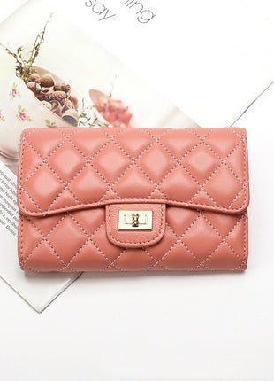 Full Sheepskin Leather Purse