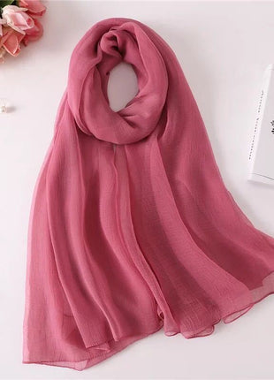 Long shawl beige scarf
