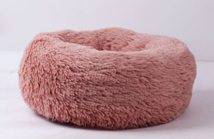 Pet Beds Round Plush Kennel Nest Mat Beds
