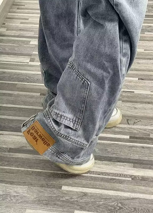 Straight Loose Wide-leg Bell-bottoms Jeans