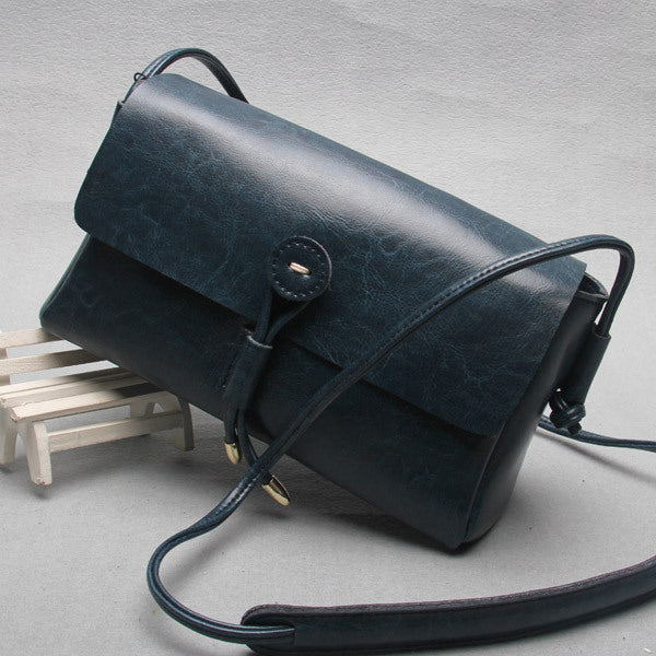 Leather buttons Korea fashion shoulder bag