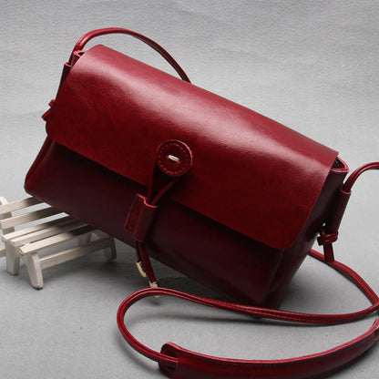 Leather buttons Korea fashion shoulder bag