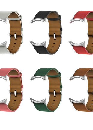 Applicable to Google Watch Straight Interface Leather Strap