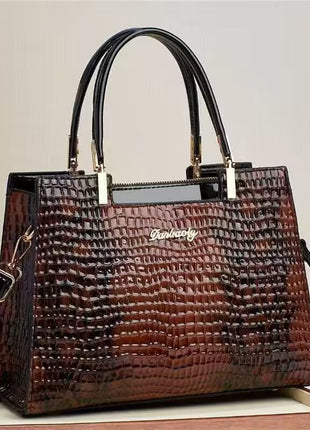 Korean Leather One-shoulder Large Bags