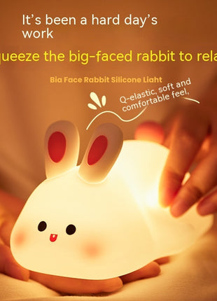 Cute Rabbit Silicone LED Night Light Touch Sensor