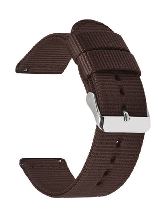 Solid Nylon Canvas Watch Strap