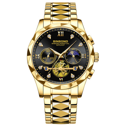 Multifunctional Quartz Six-pin Casual Watch