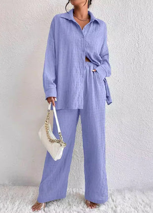 Elegant Trousers Long Sleeve Suit