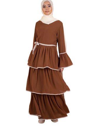 Layers Abaya with Headscarf