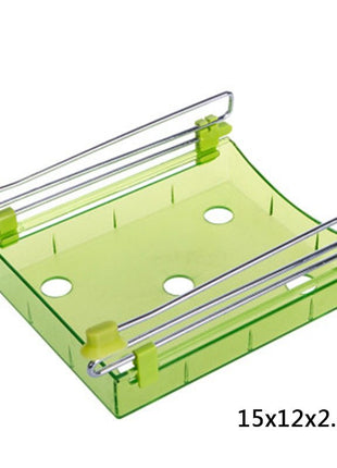 Hanging Plastic Refrigerator Clapboard Storage Rack Kitchen Supplies