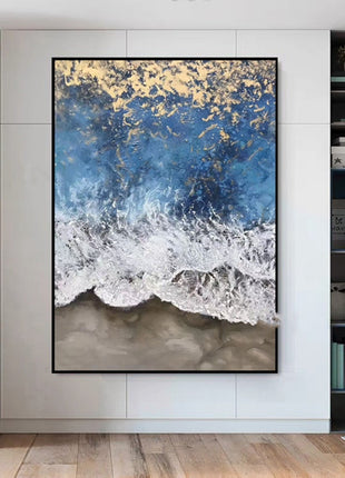 Thick Wave Abstract 100 X 180 cm