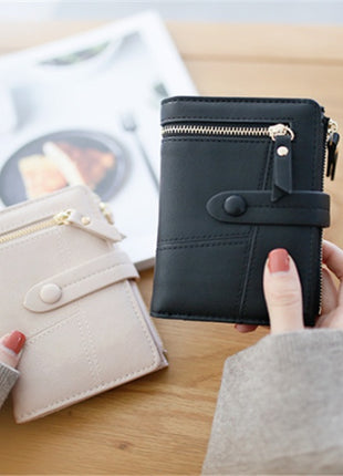 Zipper Buckle Clutch
