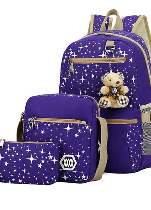 Three-piece backpack